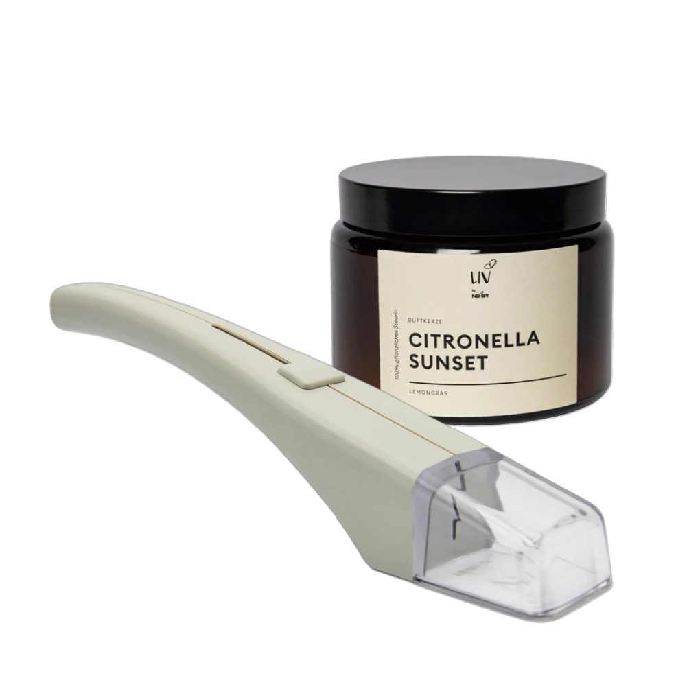 LIV insect catcher + 1 Citronella Sunset scented candle