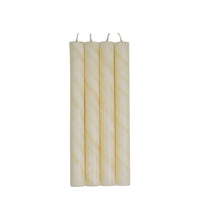 4-piece set of beeswax taper candles