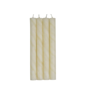 Tafelkerzen aus 100% Bienenwachs in 4er Set