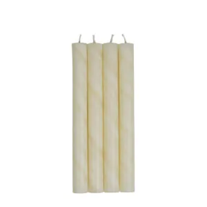 Tafelkerzen aus 100% Bienenwachs in 4er Set